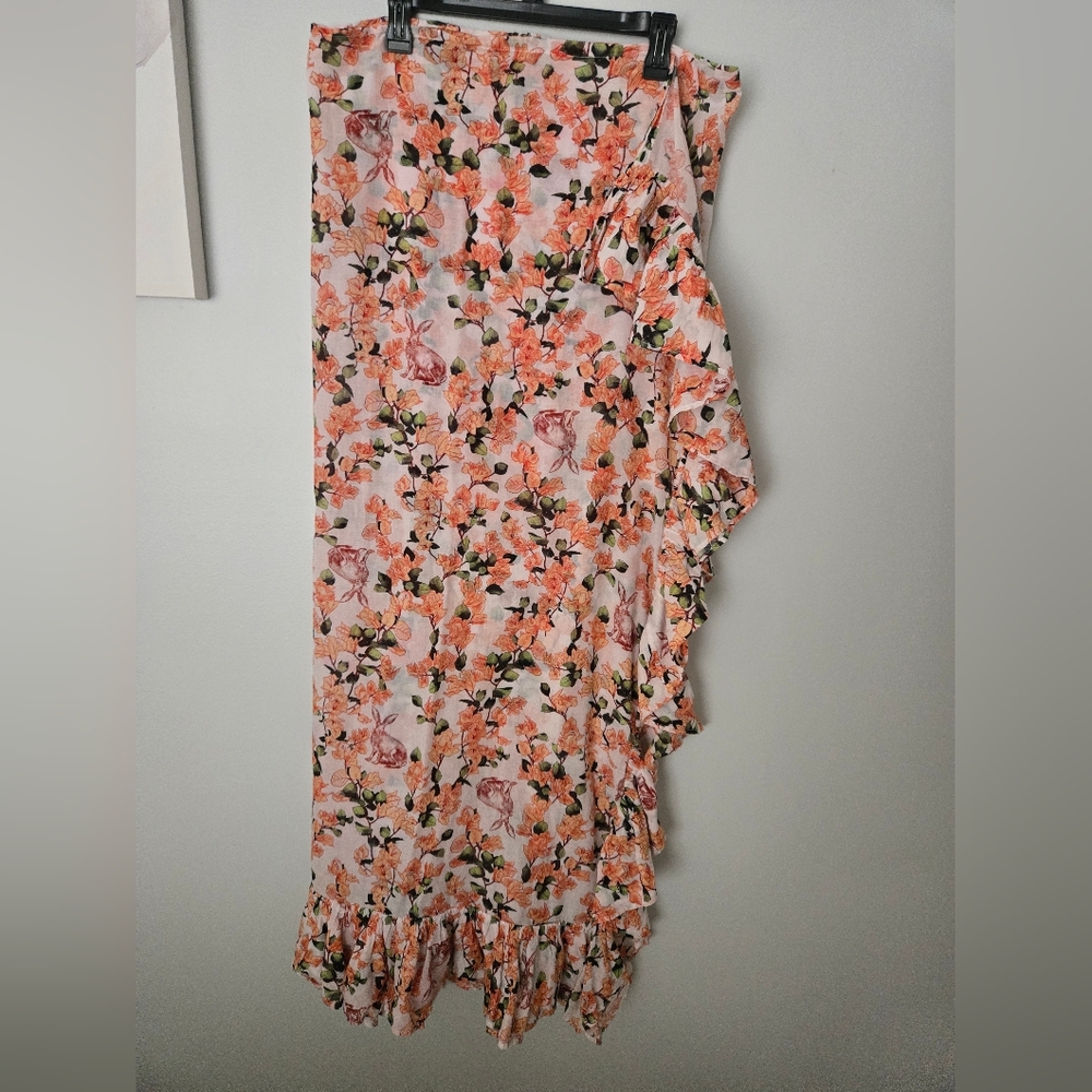 Conigilo PALM BEACH CHIC Ruffle Pareo. Small One Of A Kind